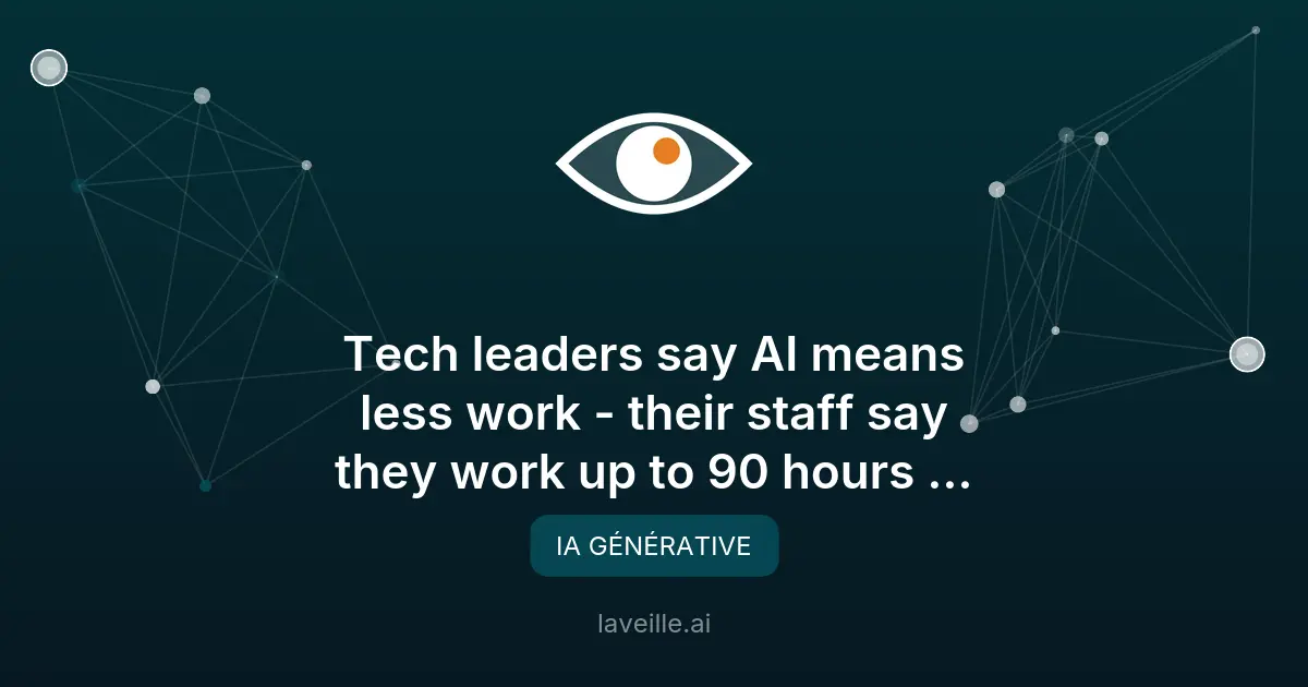 IA et temps de travail : le grand écart des entreprises tech