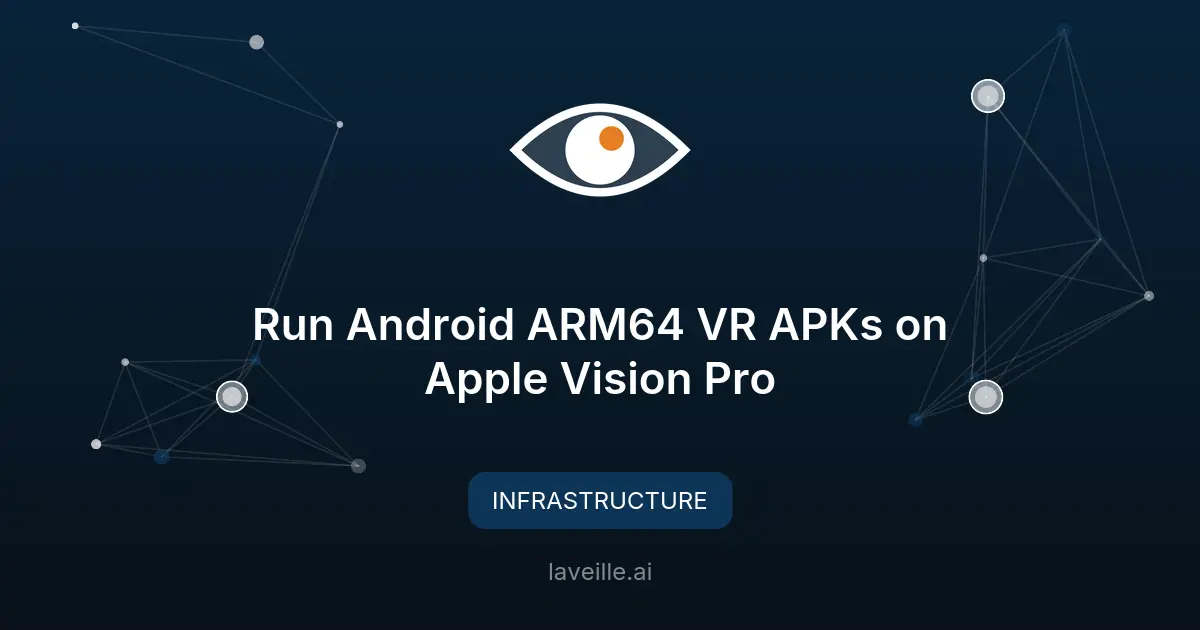 Klepton : exécuter des APK Android VR sur Apple Vision Pro