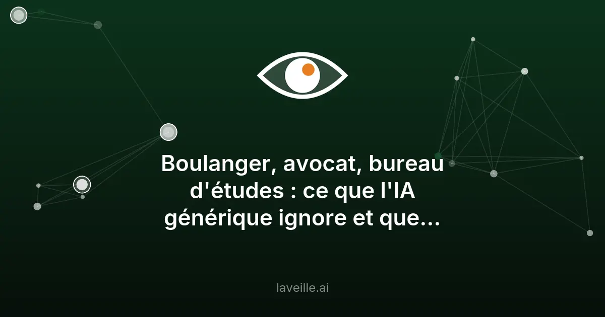 Les limites de l'IA généraliste face aux métiers spécialisés