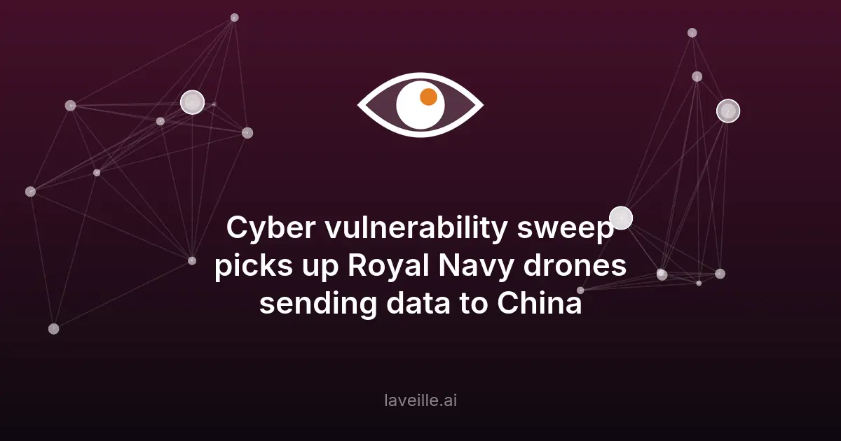 Faille cybersécurité dans des drones de la Royal Navy