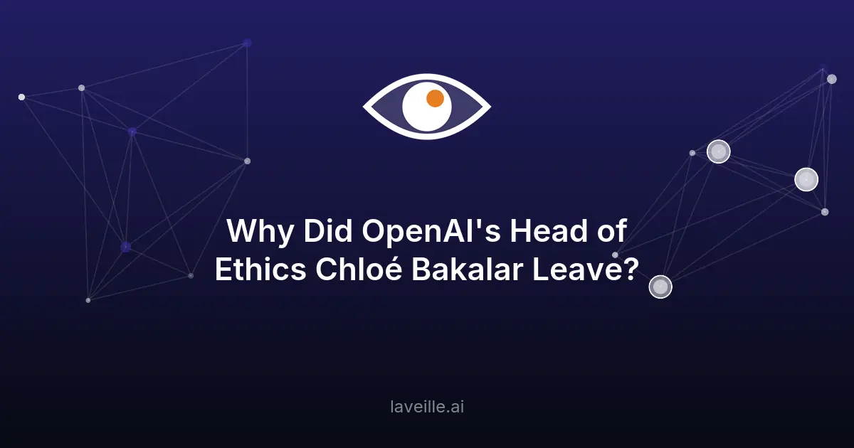 Pourquoi Chloé Bakalar a quitté OpenAI ?