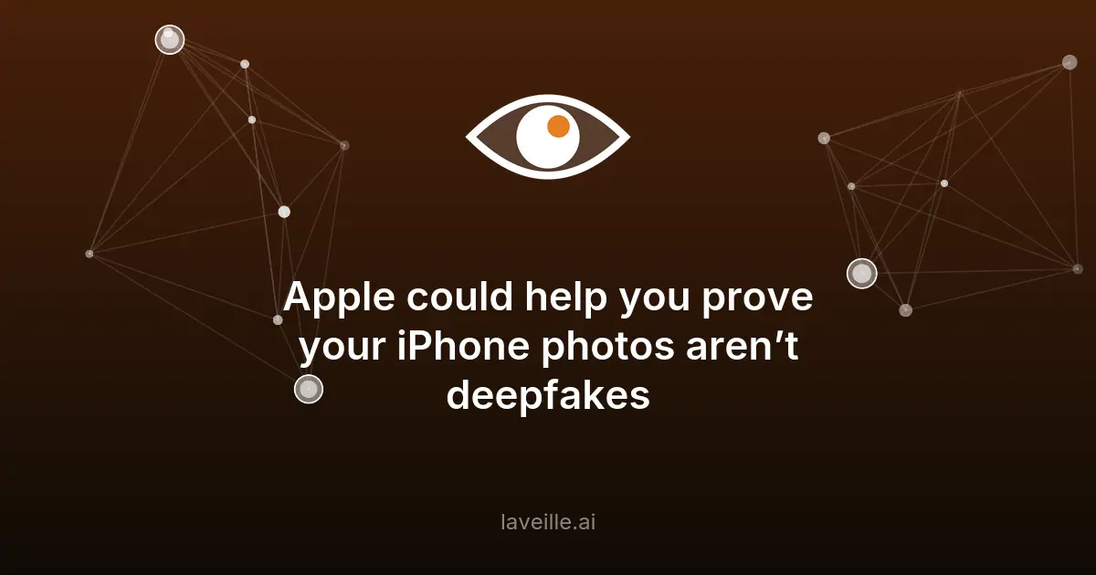 Apple développe un système anti-deepfake pour iPhone