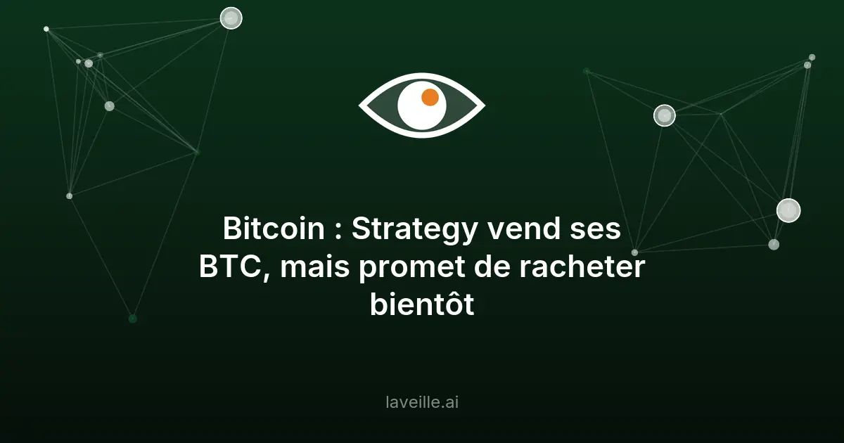 Strategy reprendra ses achats de bitcoins avant fin 2026