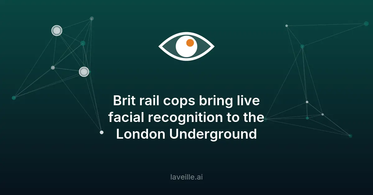 Reconnaissance faciale étendue dans le métro de Londres