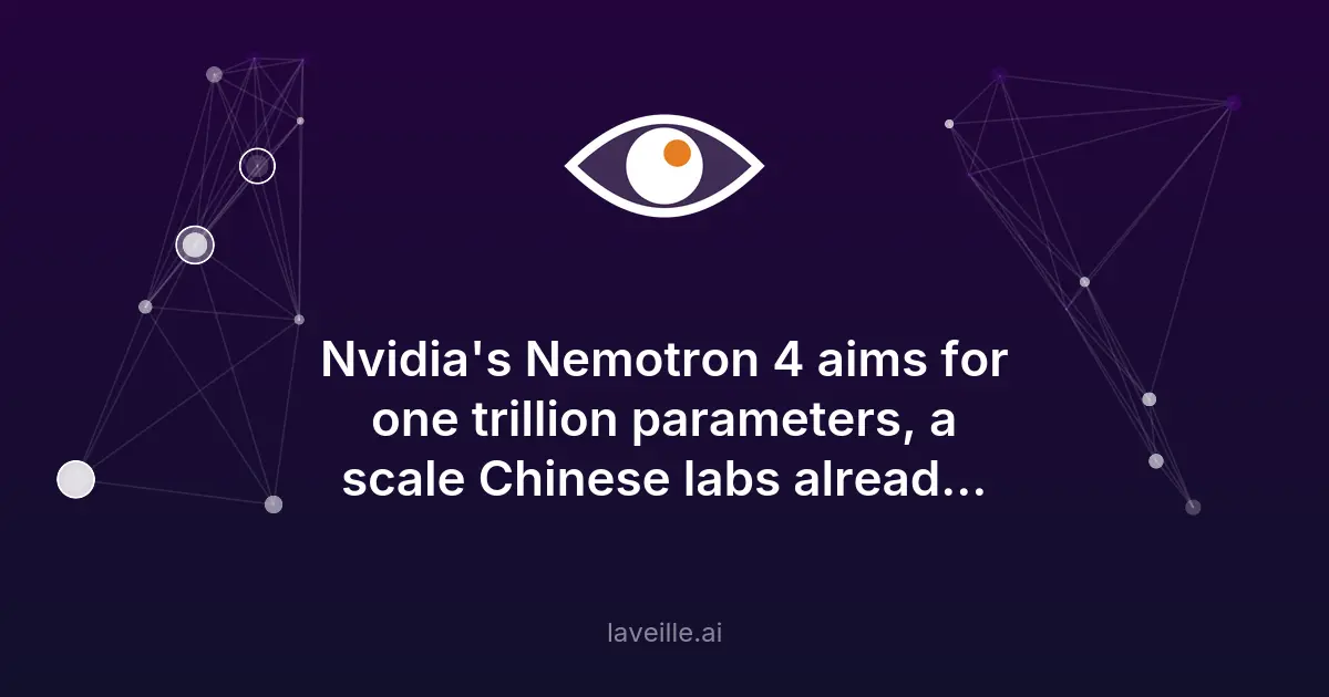 Nvidia Nemotron 4 : un trillion de paramètres pour l'IA