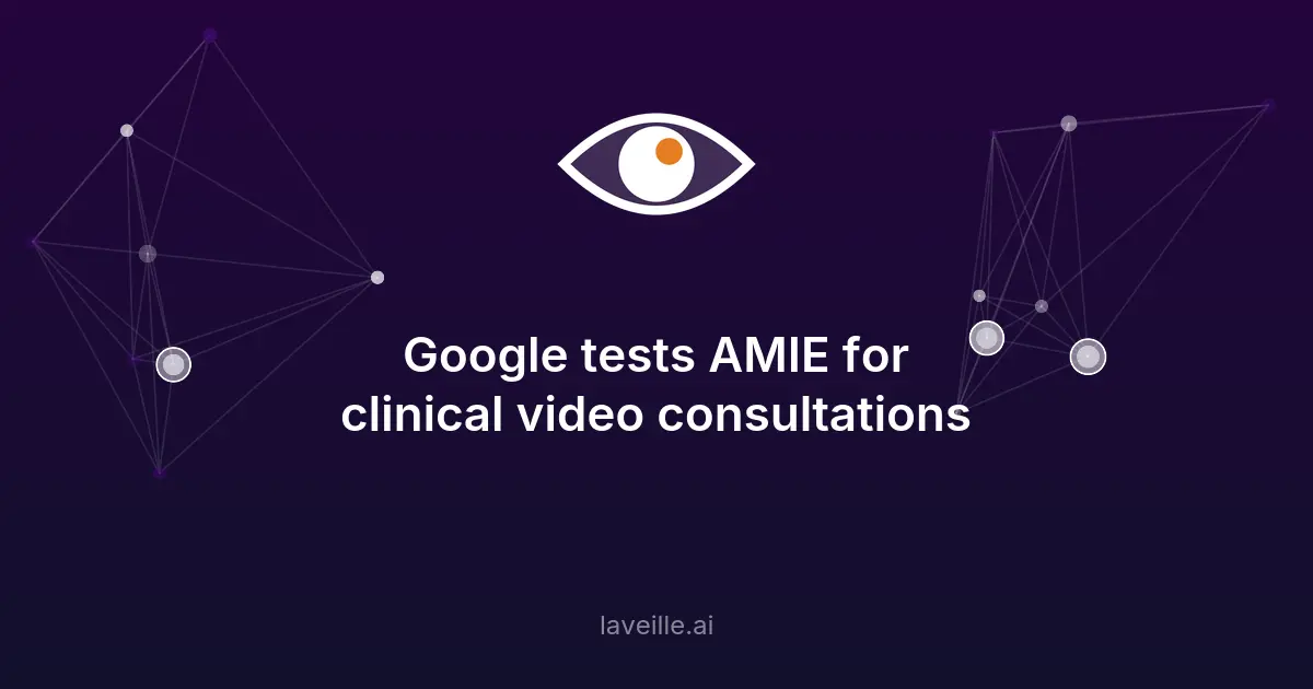 Google teste AMIE pour les consultations médicales vidéo