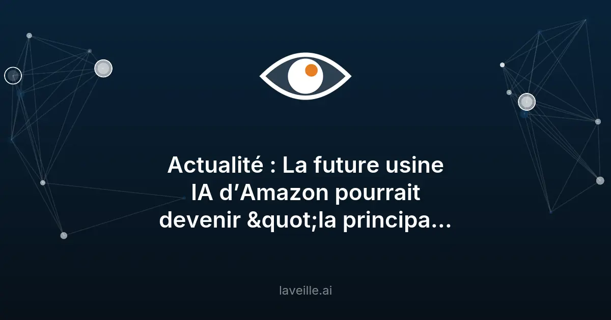 Amazon construit une centrale polluante pour son IA