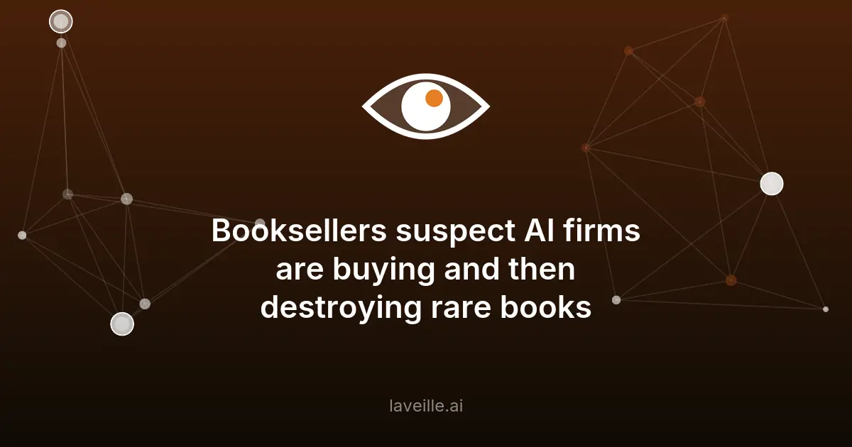 Les entreprises d'IA détruisent des livres rares pour entraîner leurs modèles