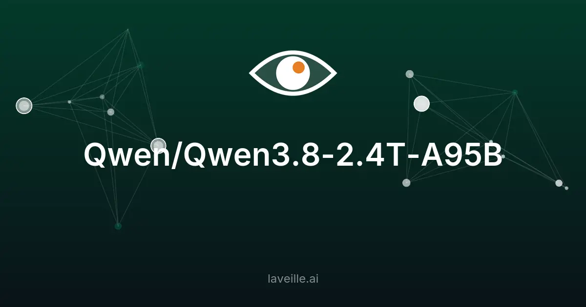 Qwen3.8-2.4T-A95B : modèle IA open-source avancé