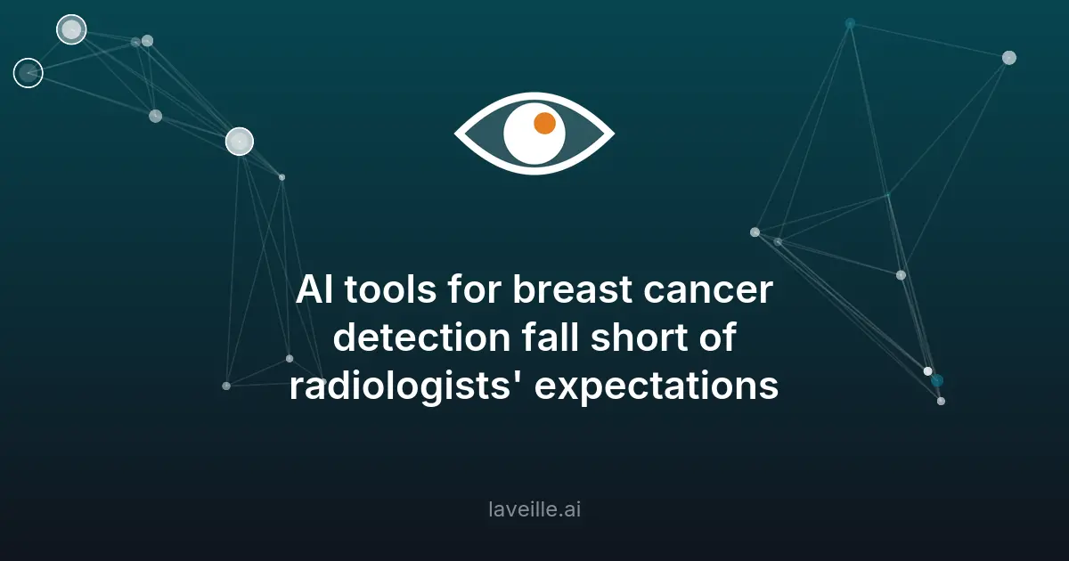 Les outils d'IA pour la détection du cancer du sein déçoivent