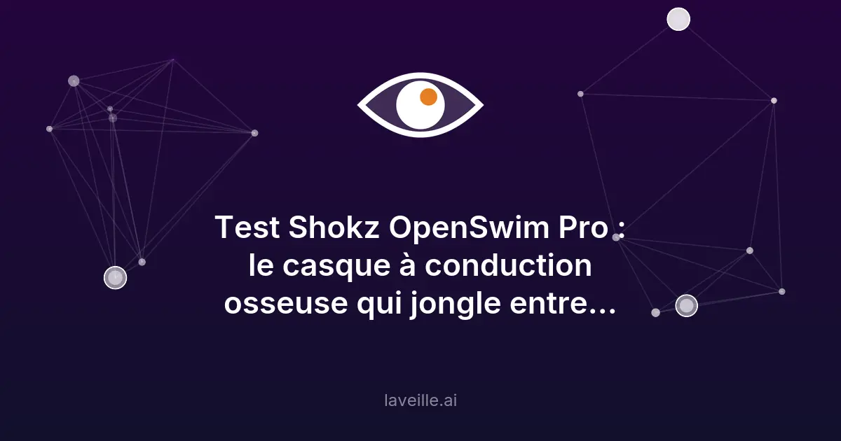 Shokz OpenSwim Pro : casque audio pour nageurs
