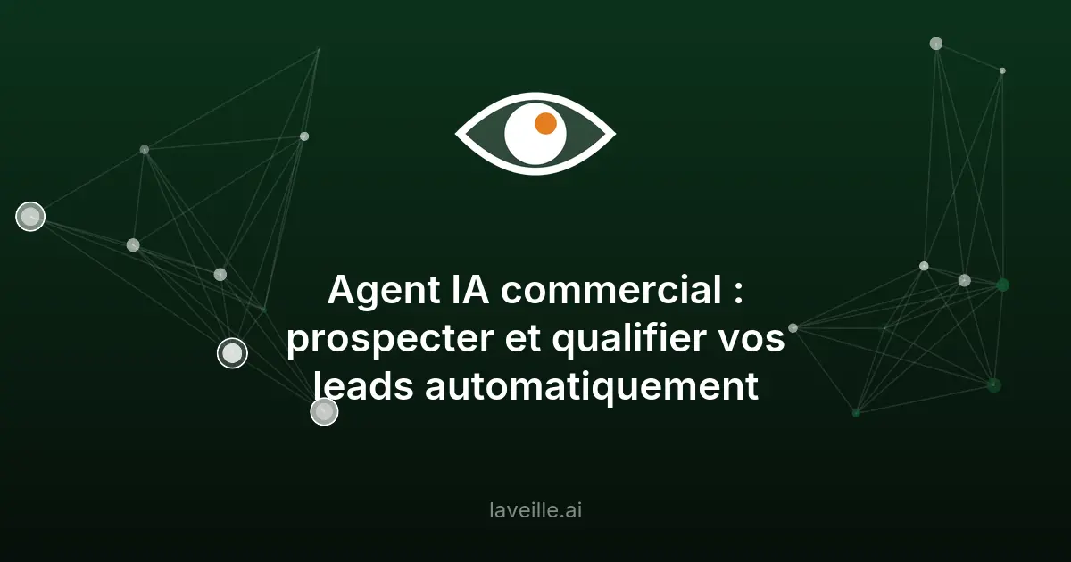 Agent IA commercial : automatisez votre prospection B2B