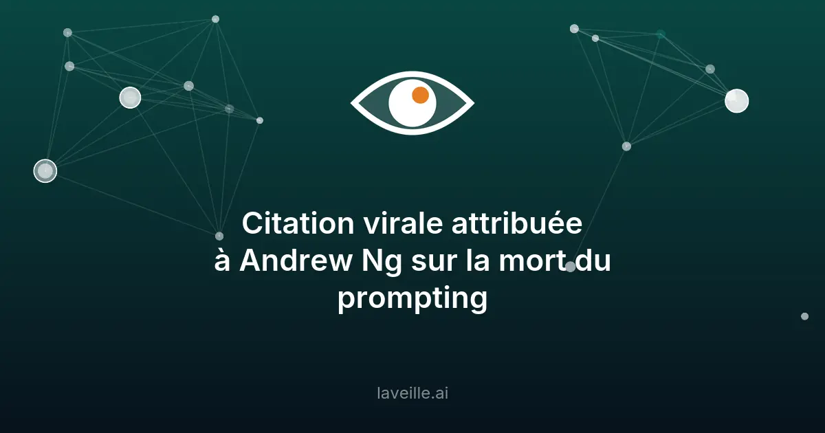 Non, Andrew Ng n'a pas annoncé la mort du prompting - voici ce que dit vraiment la vidéo virale