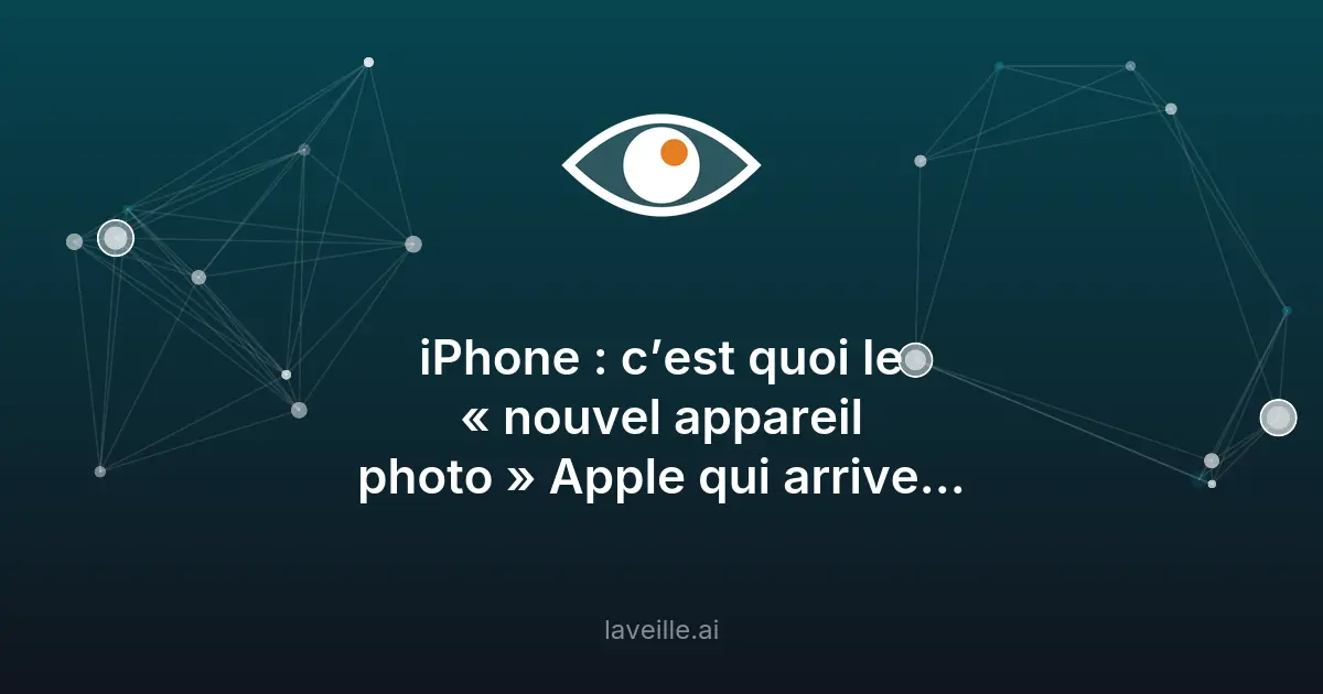 Nouvelle IA photo iPhone iOS 27 en 2026