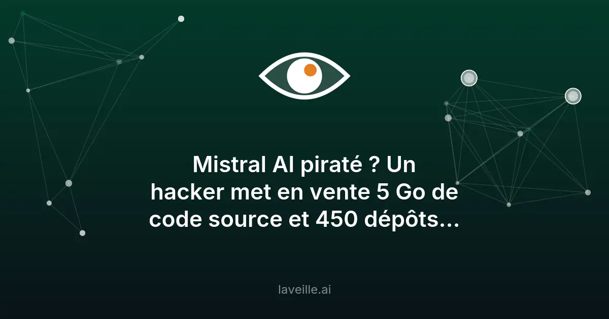 Mistral AI piraté : 5 Go de code source volés